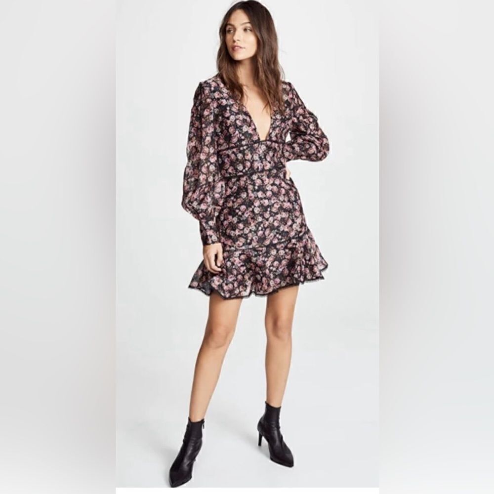 KEEPSAKE The Label One Love Mini Dress Size MEDIUM floral